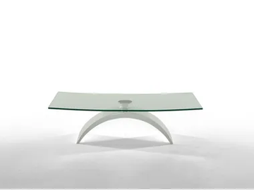 TUDOR - Low rectangular glass coffee table by Tonin Casa - view 2